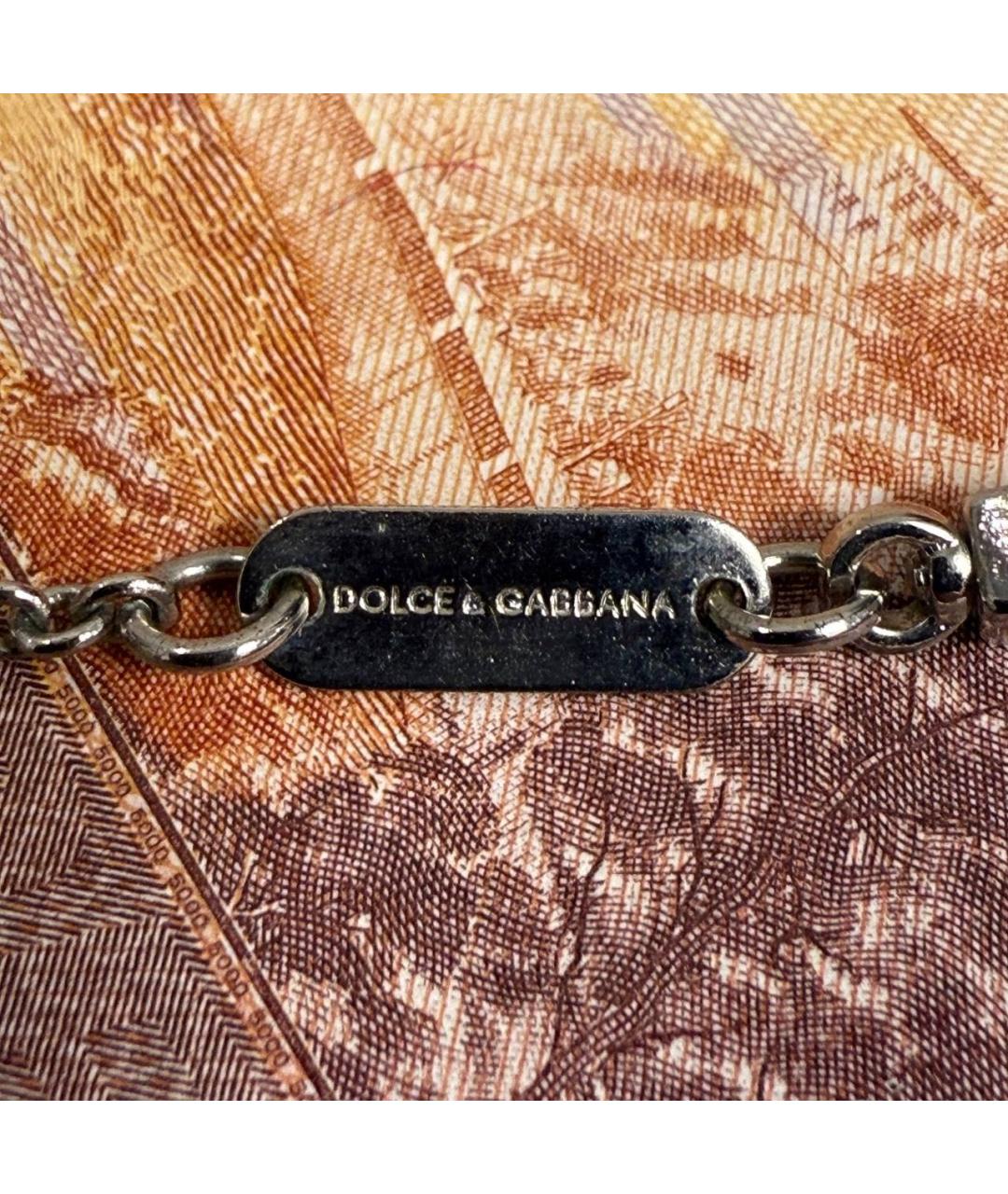 DOLCE&GABBANA Серебрянный металлический кулон, фото 5