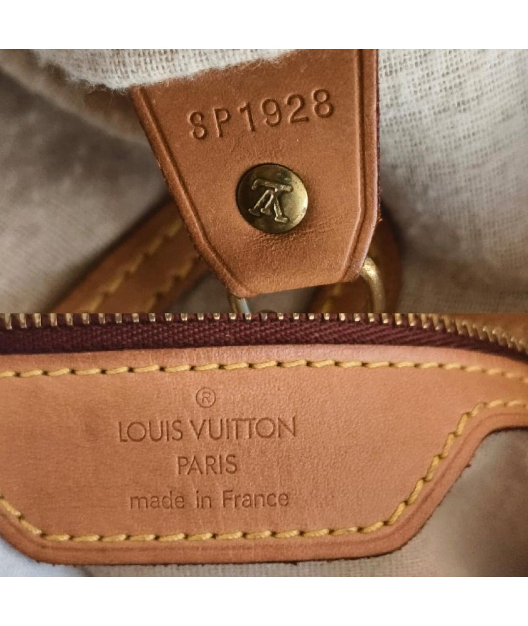 LOUIS VUITTON Коричневая сумка с короткими ручками, фото 5