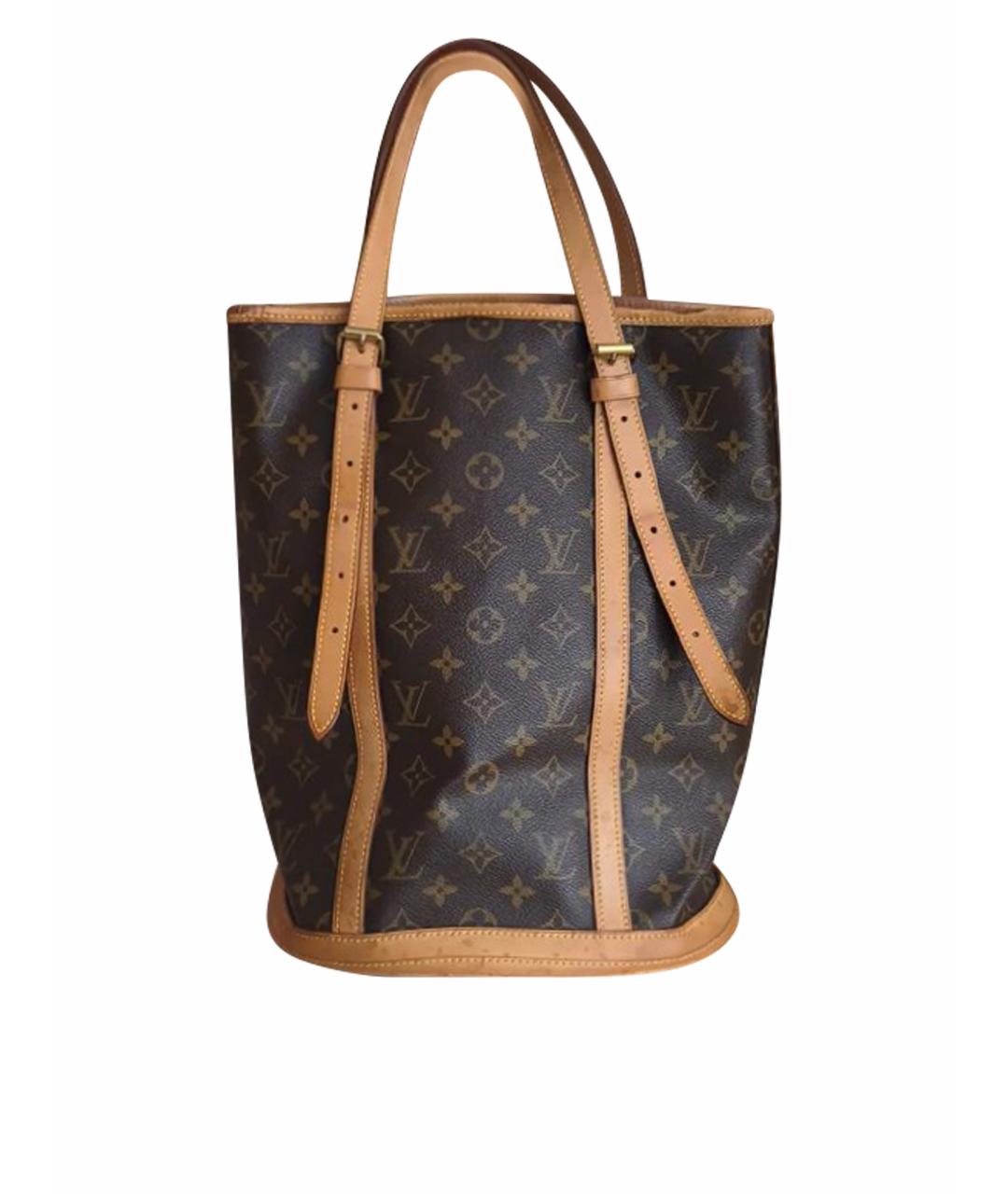 LOUIS VUITTON Коричневая сумка с короткими ручками, фото 1