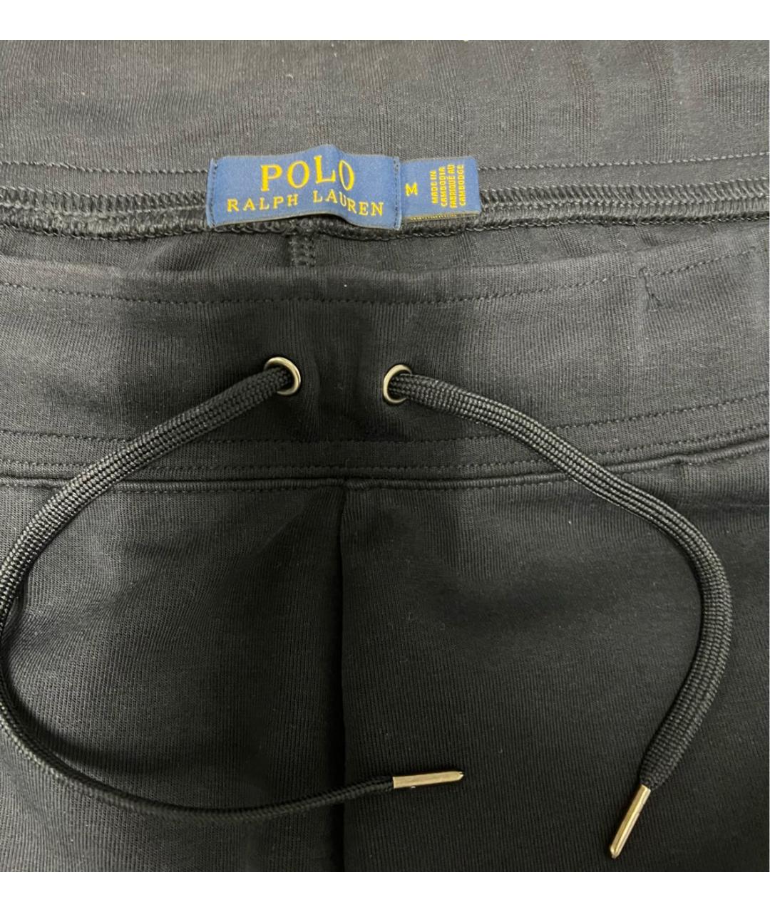 POLO RALPH LAUREN Темно-синие хлопковые повседневные брюки, фото 4