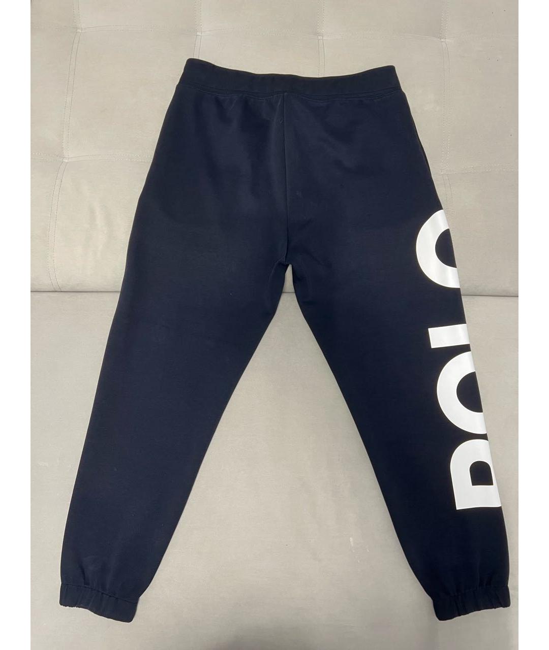 POLO RALPH LAUREN Темно-синие хлопковые повседневные брюки, фото 2