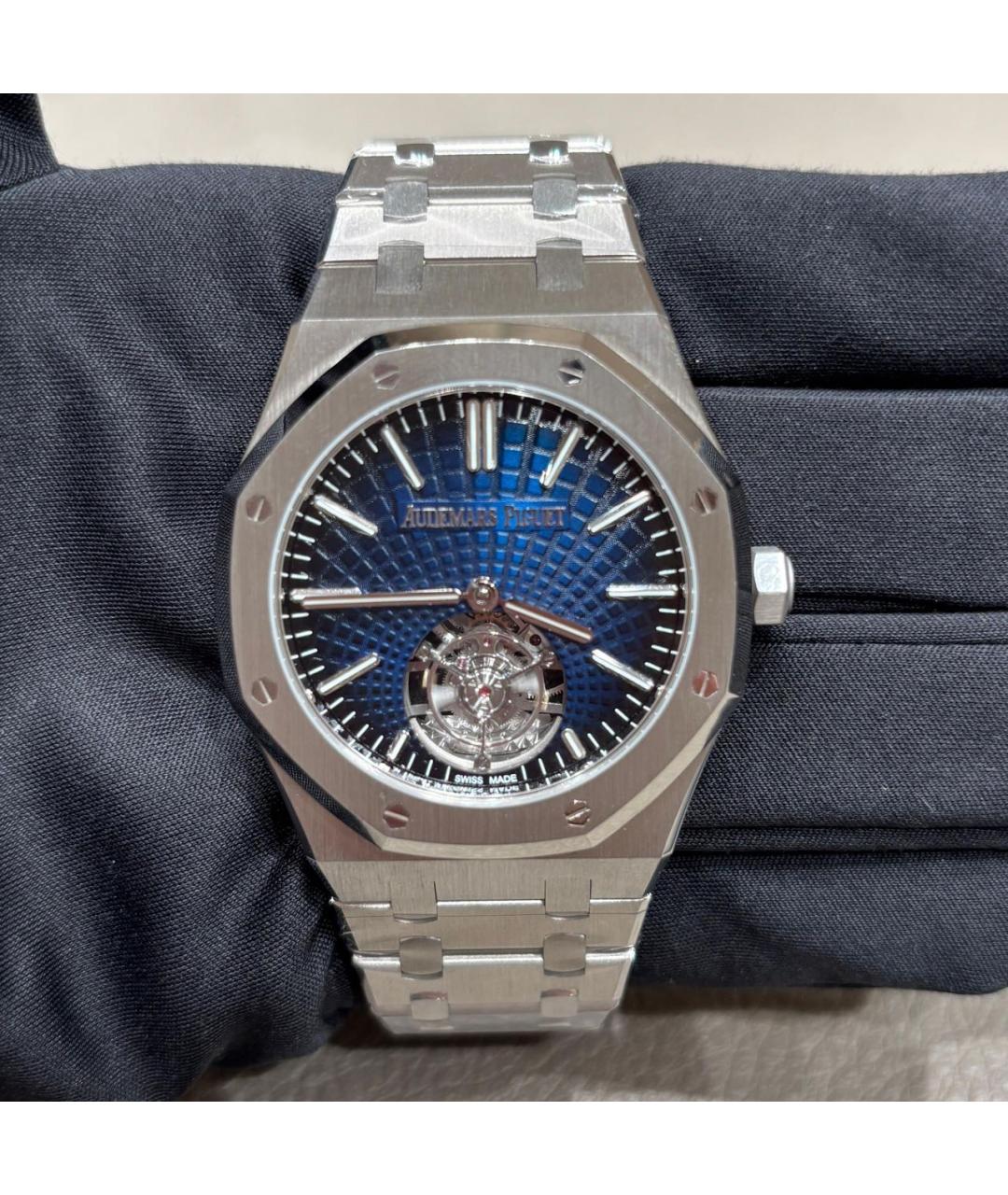 Audemars Piguet Синие металлические часы, фото 3