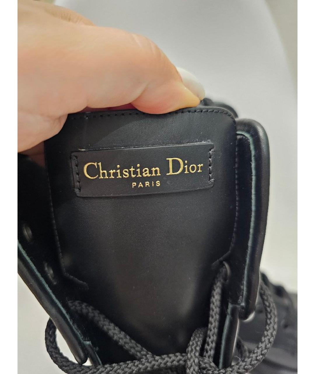CHRISTIAN DIOR Черные ботинки, фото 8