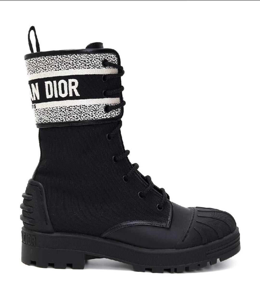 CHRISTIAN DIOR Черные ботинки, фото 10