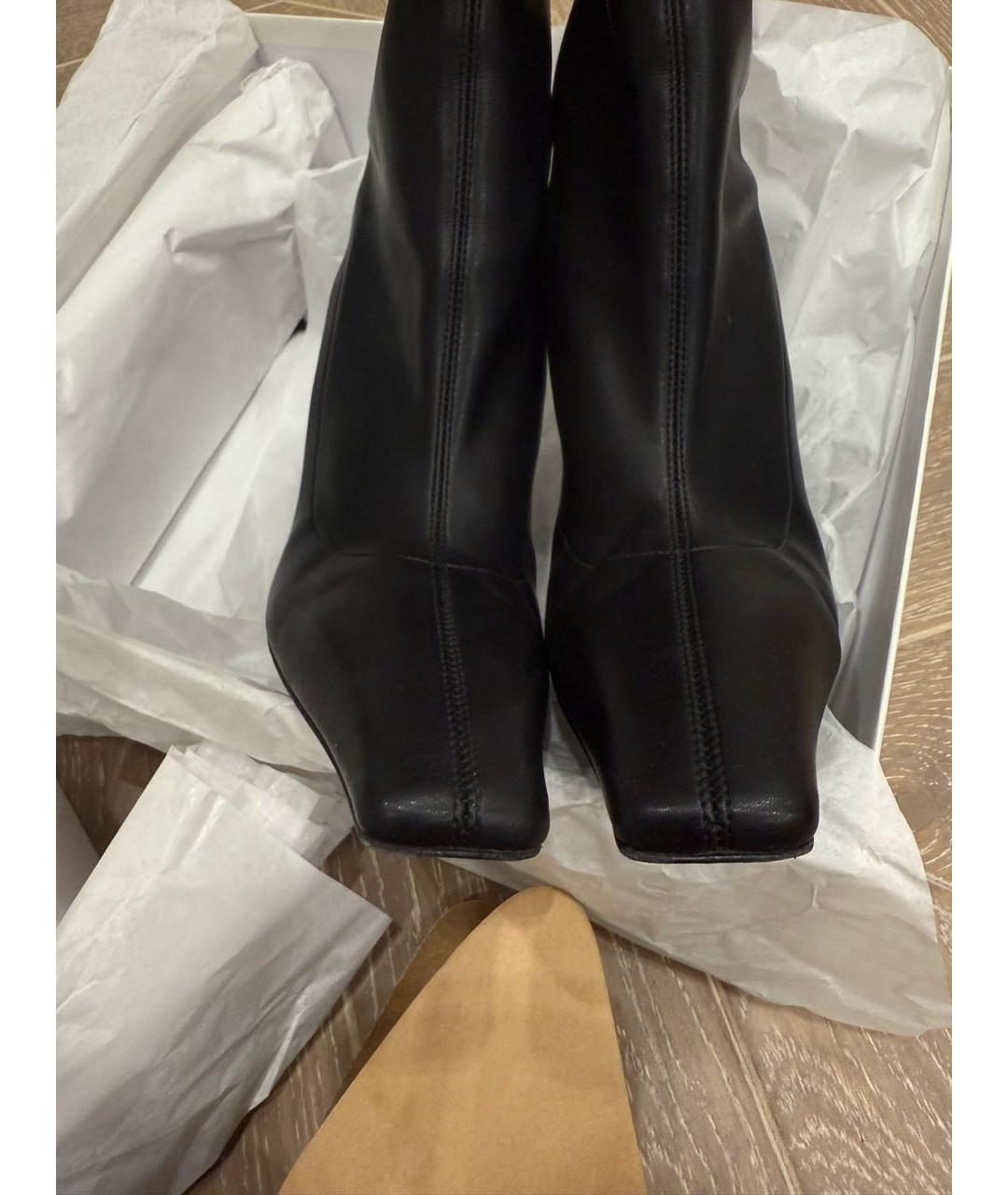 CASADEI Черные кожаные ботильоны, фото 5