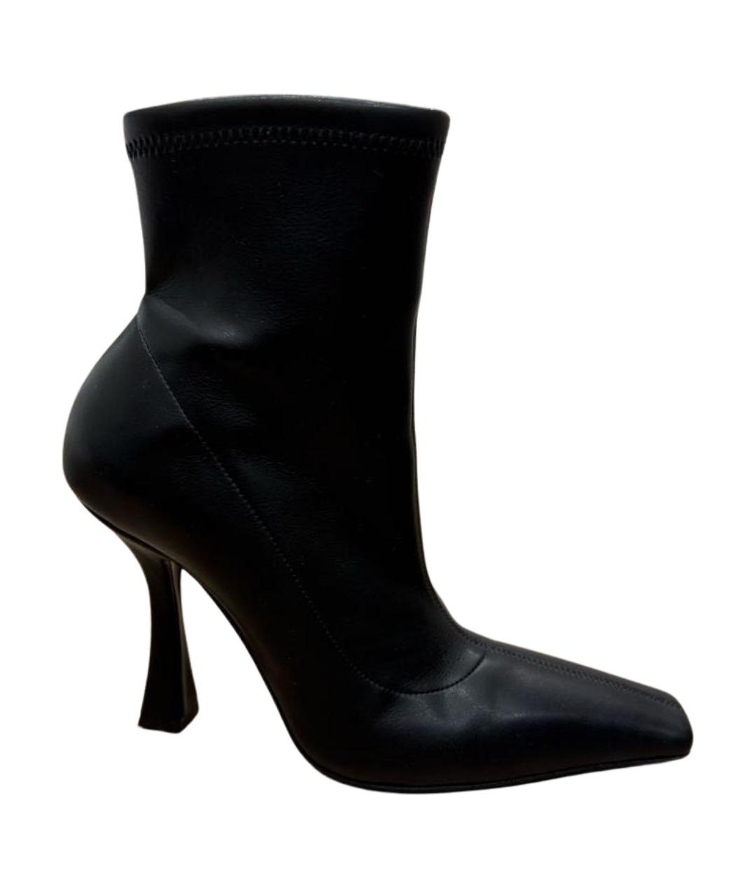 CASADEI Черные кожаные ботильоны, фото 1
