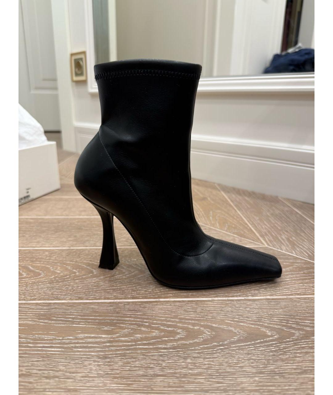 CASADEI Черные кожаные ботильоны, фото 7