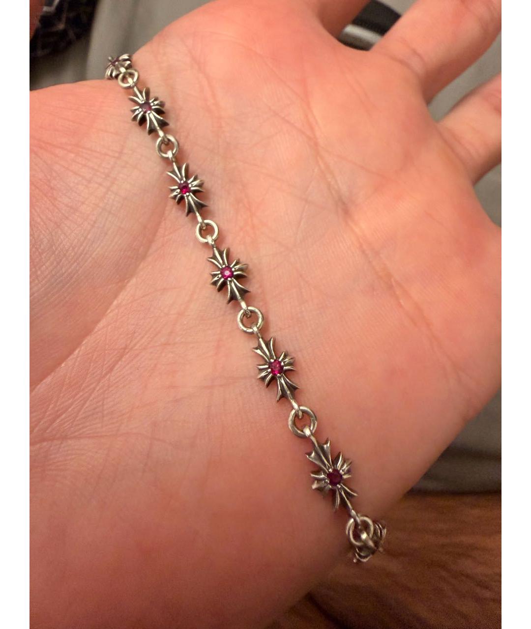 CHROME HEARTS Серебрянный серебряный браслет, фото 6