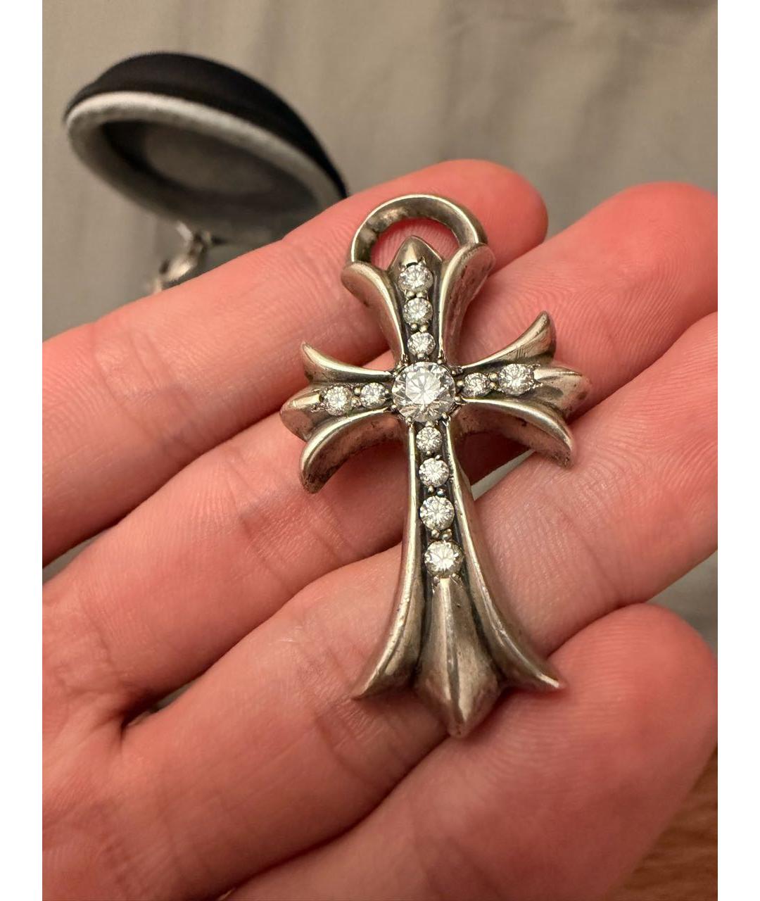 CHROME HEARTS Серебряная серебряная цепочка/подвеска, фото 6