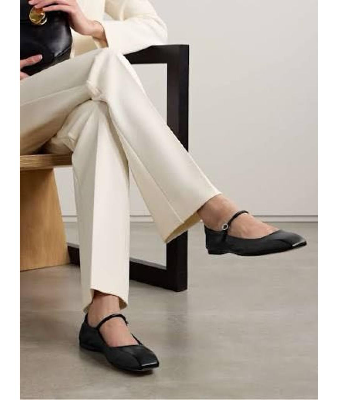 AEYDE Черные балетки из лакированной кожи, фото 6