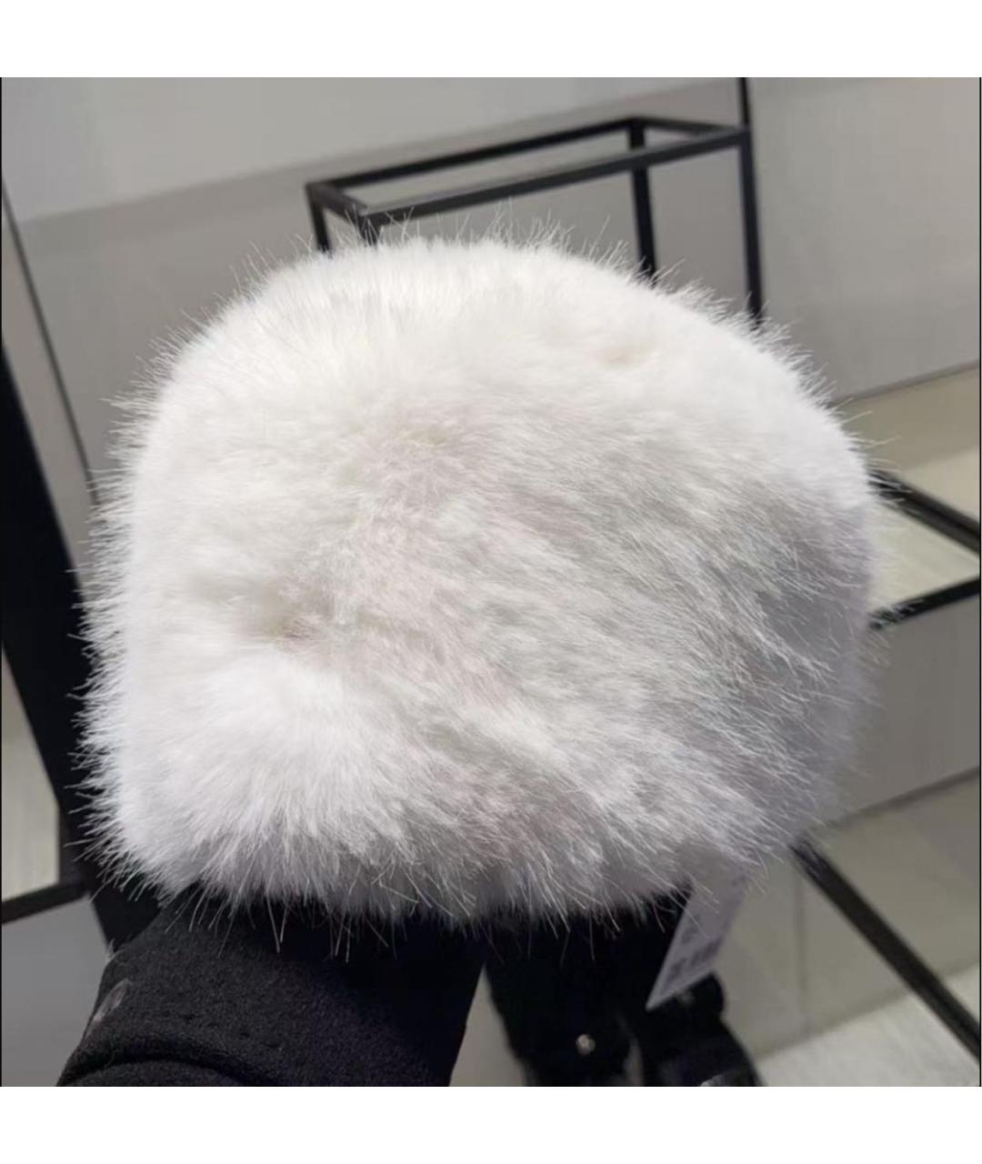 CHANEL Белая шапка, фото 3