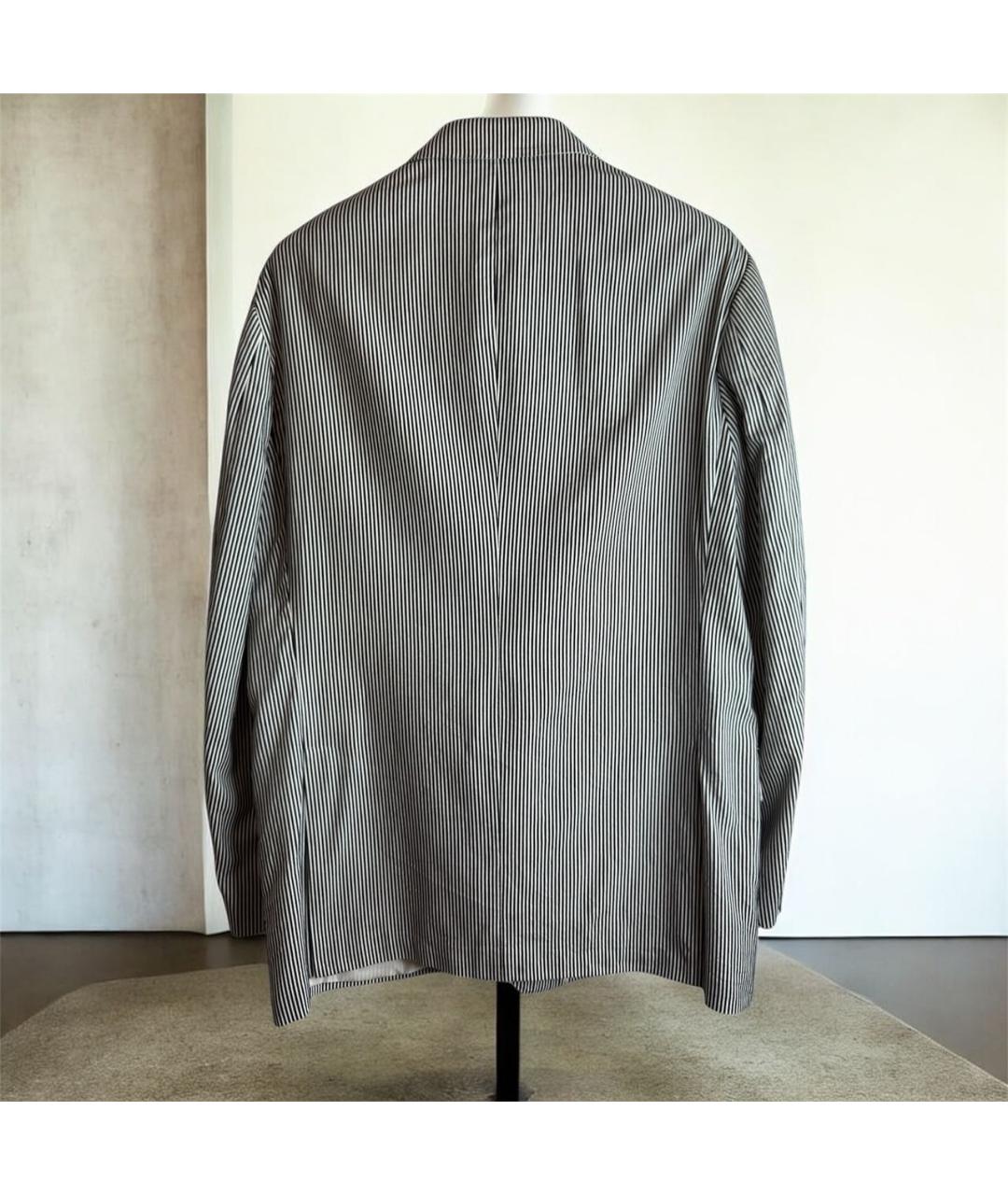 CORNELIANI Черный хлопковый пиджак, фото 5