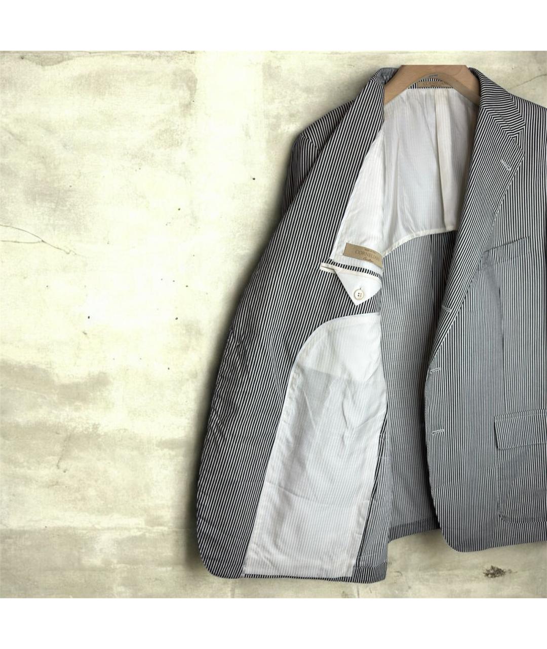 CORNELIANI Черный хлопковый пиджак, фото 7