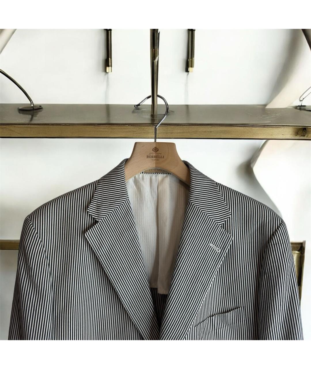 CORNELIANI Черный хлопковый пиджак, фото 3