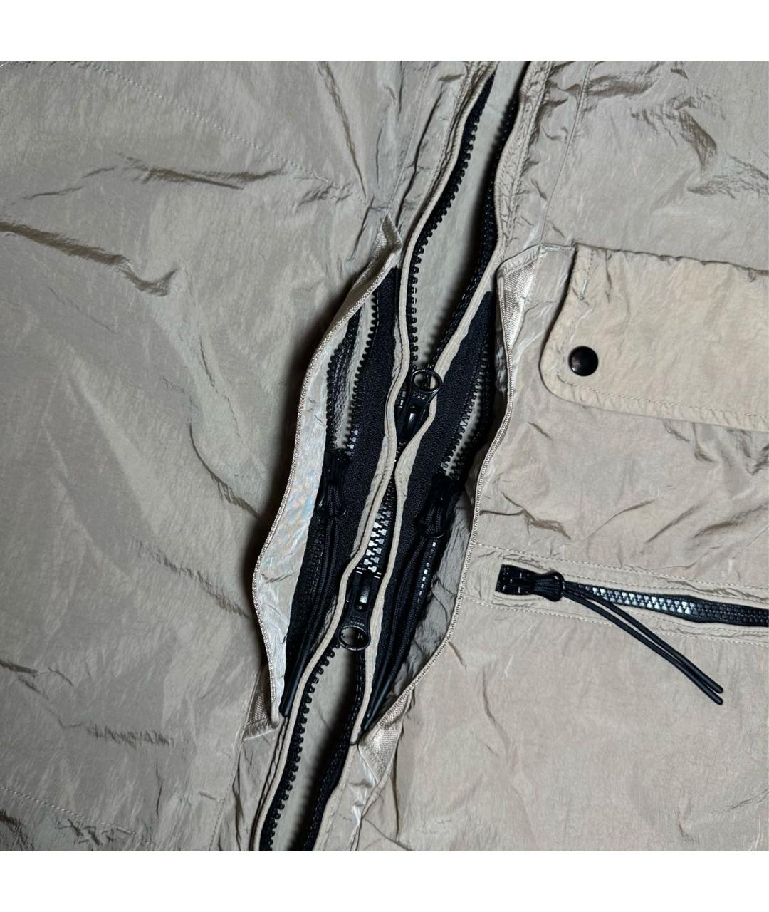 CP COMPANY Горчичная полиамидовая куртка, фото 4