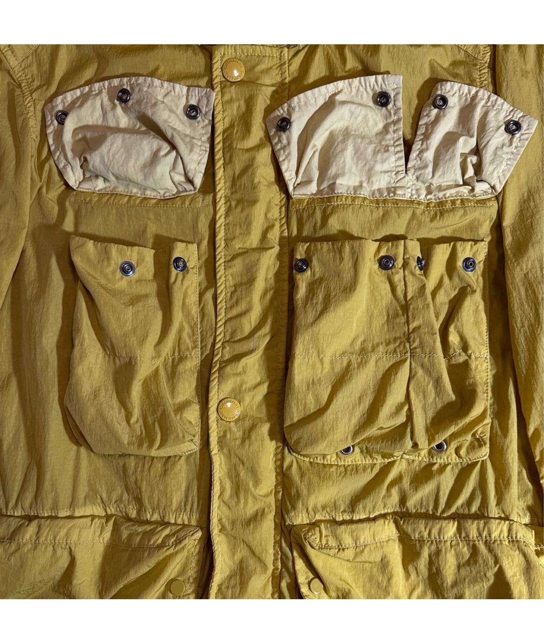CP COMPANY Желтая полиамидовая куртка, фото 4
