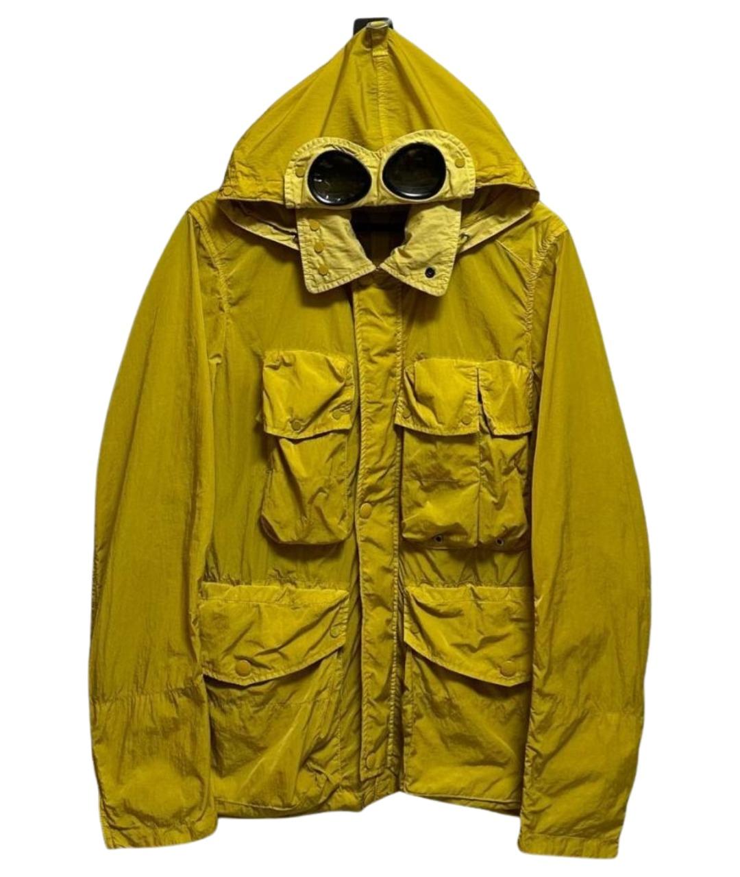 CP COMPANY Желтая полиамидовая куртка, фото 8