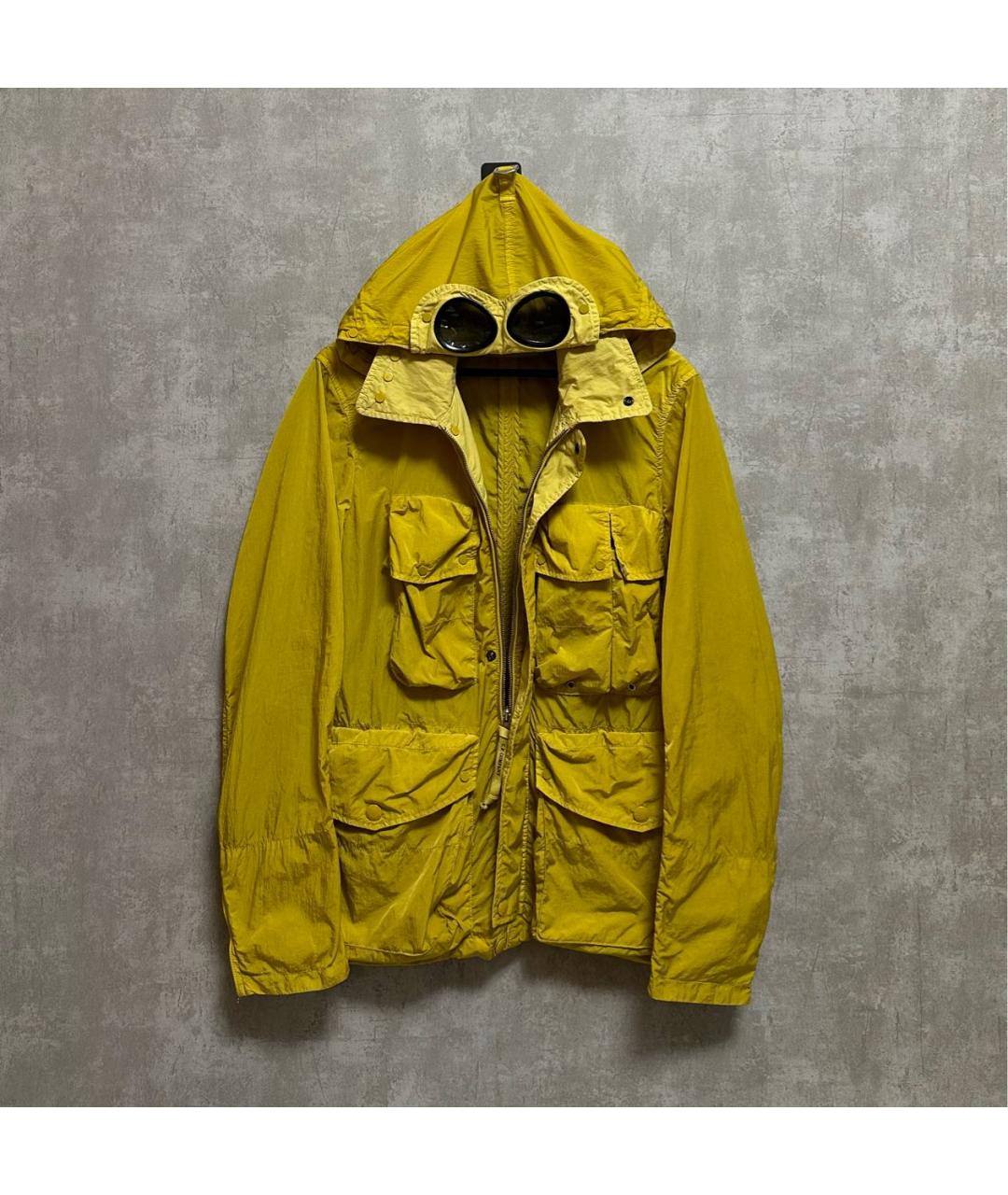 CP COMPANY Желтая полиамидовая куртка, фото 2