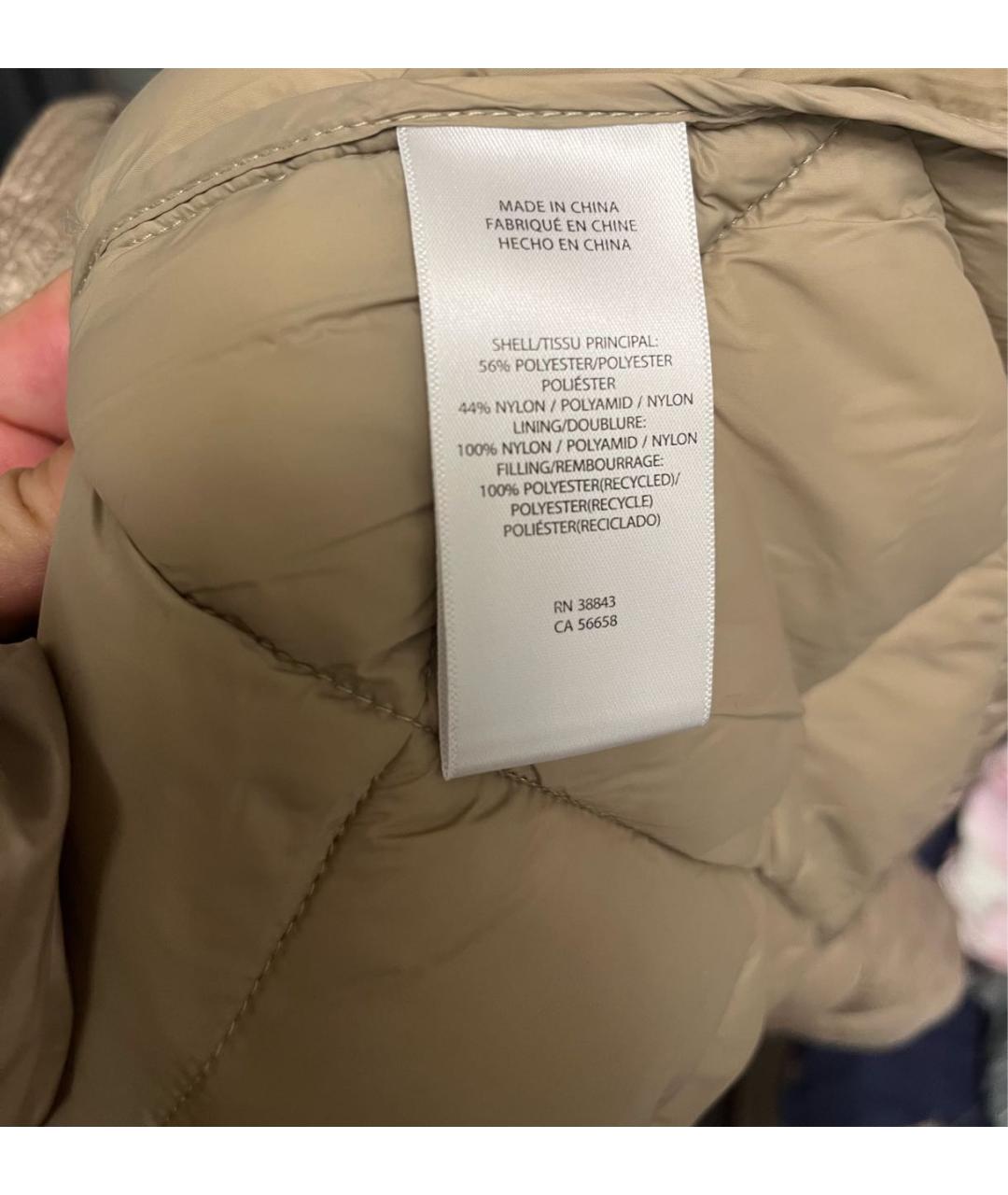 RALPH LAUREN Золотая полиэстеровая куртка, фото 8