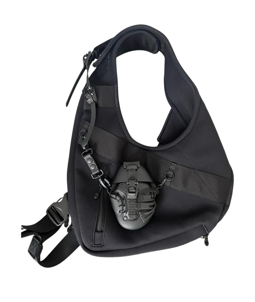 INNERRAUM Черная тканевая сумка с короткими ручками, фото 1