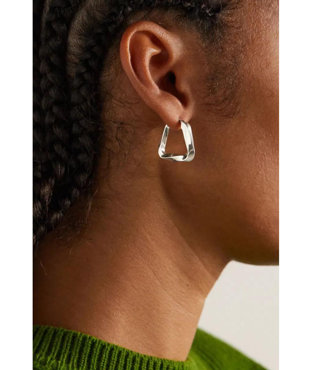 BOTTEGA VENETA Серебряные серебряные серьги, фото 2