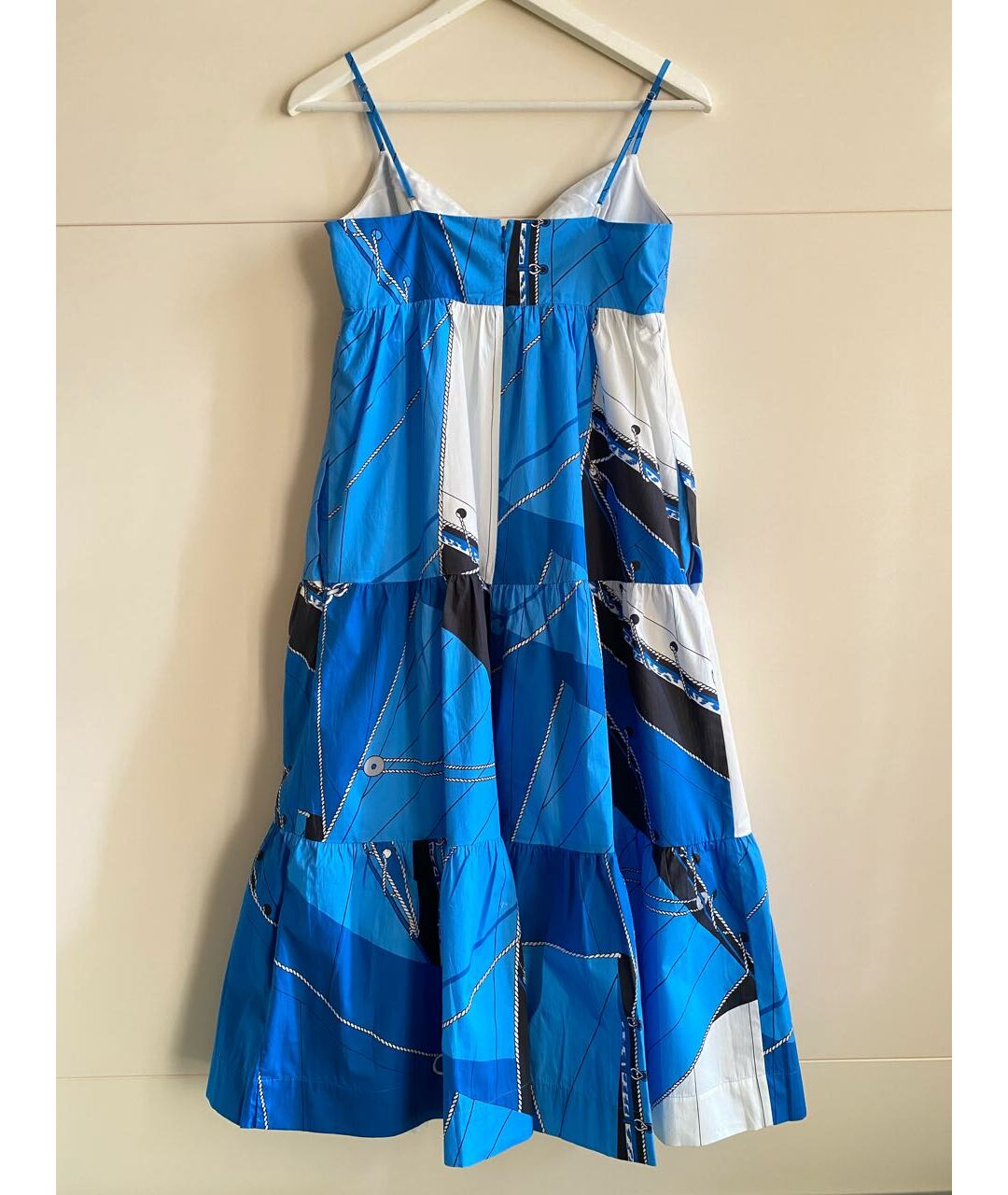 J.CREW Синее хлопковое повседневное платье, фото 6