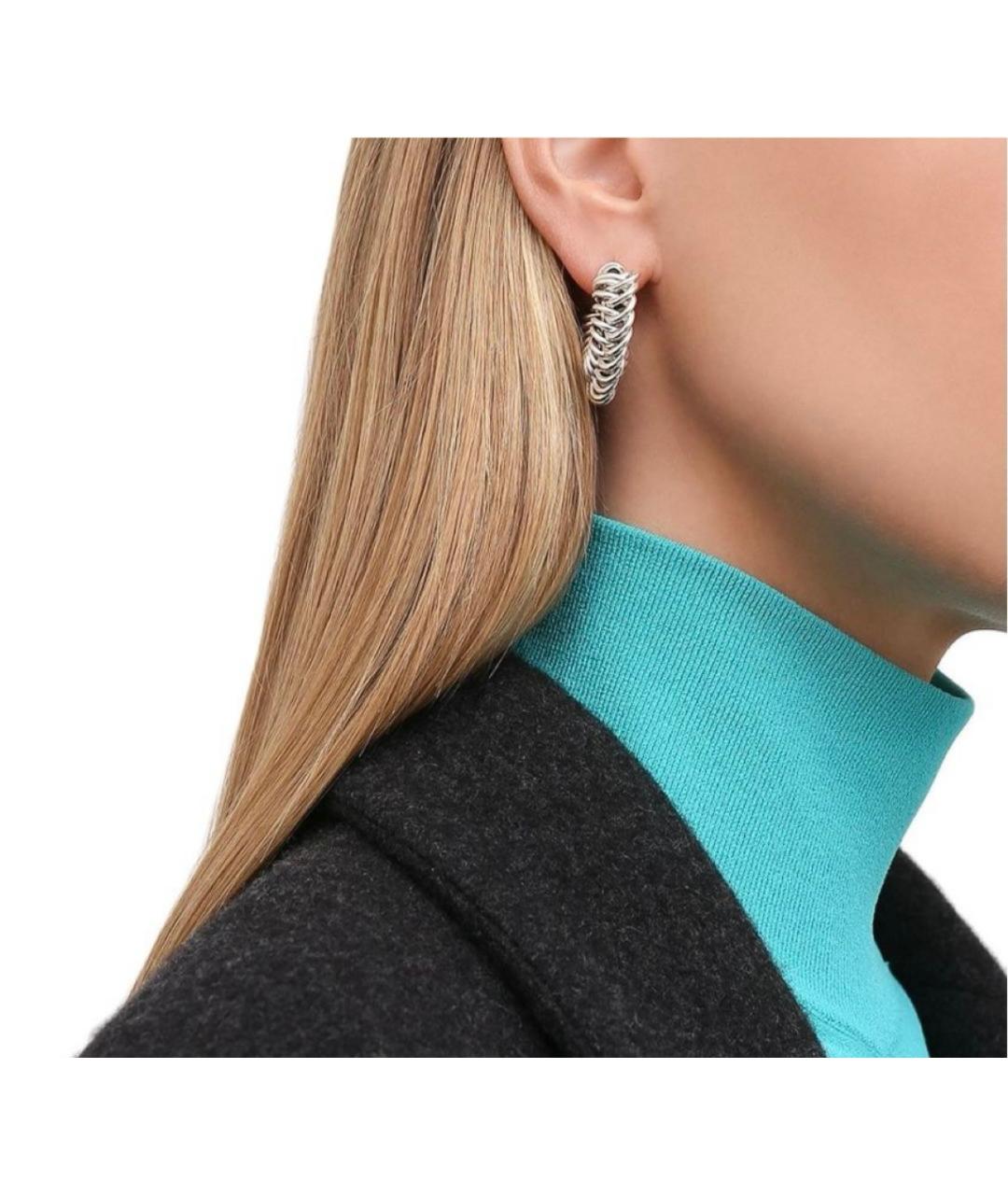 BOTTEGA VENETA Серебряные серебряные серьги, фото 4