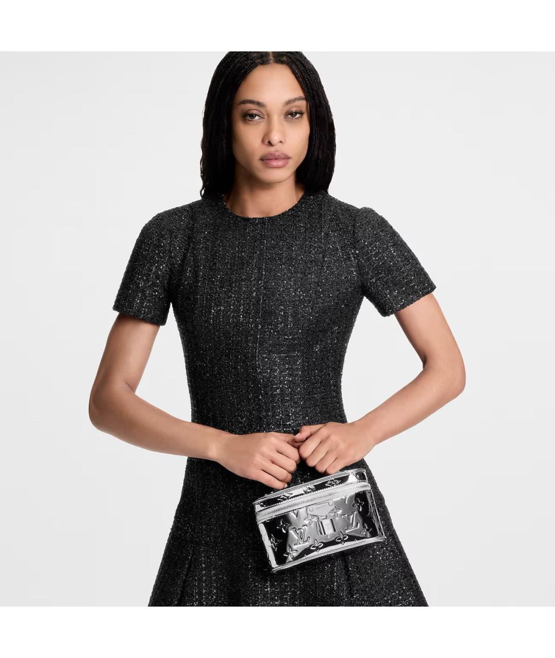 LOUIS VUITTON Серебряная сумка через плечо, фото 5