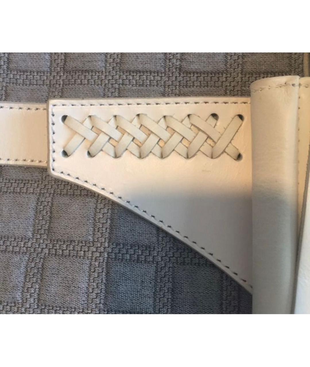 YOHJI YAMAMOTO Белая кожаная поясная сумка, фото 2