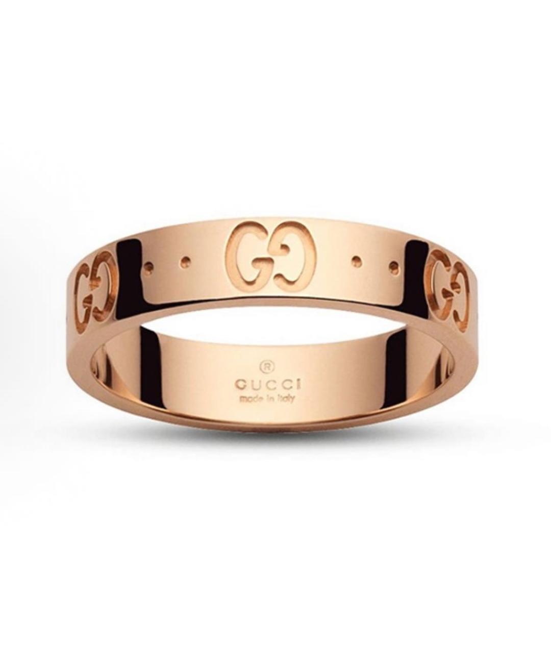 GUCCI Розовое кольцо из розового золота, фото 1