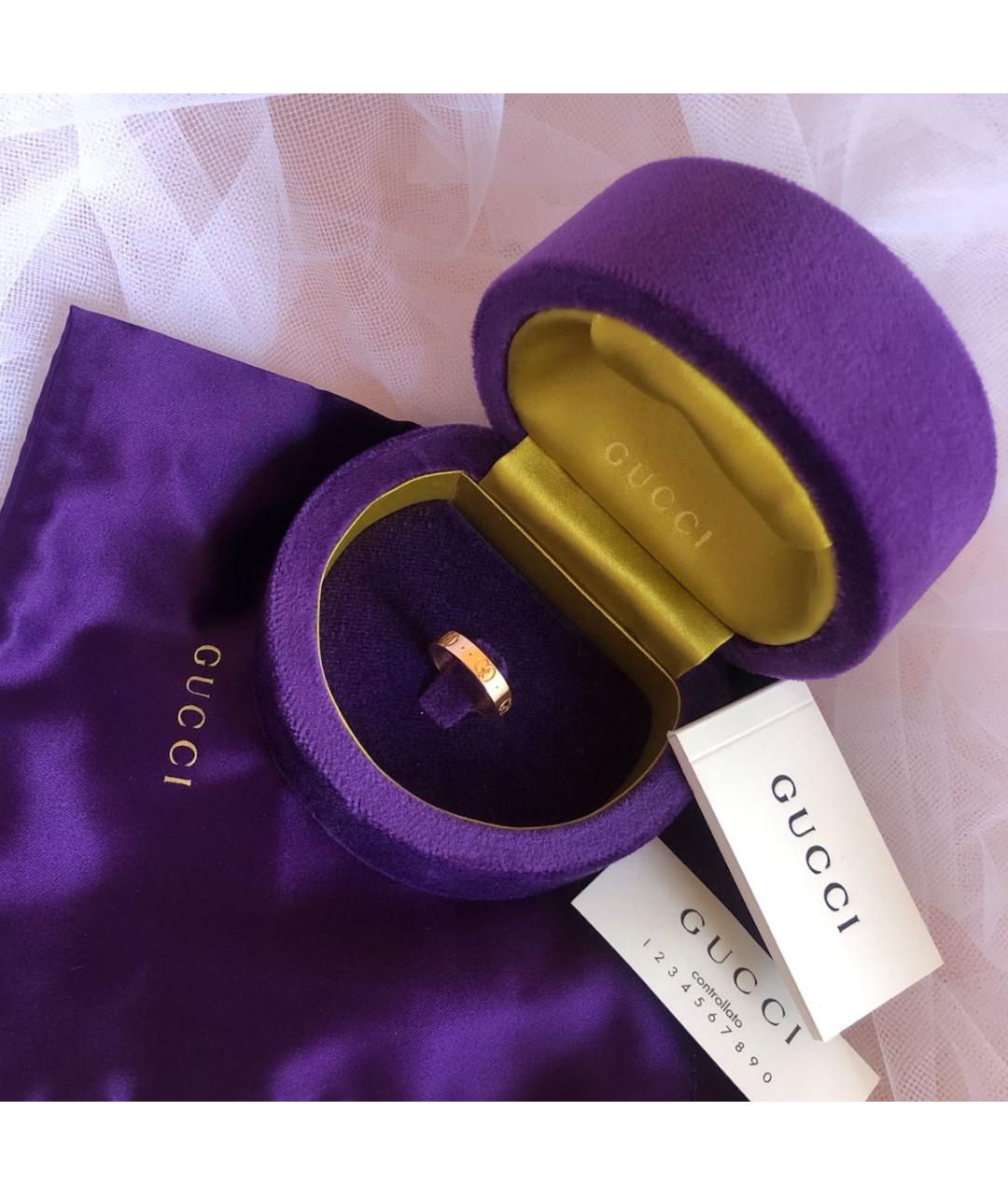 GUCCI Розовое кольцо из розового золота, фото 7