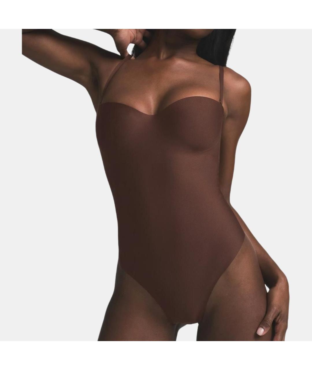 SKIMS Коричневое боди, фото 3