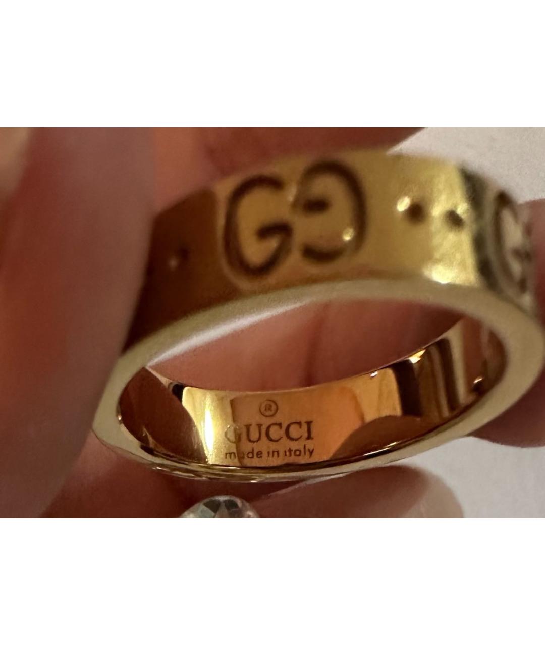 GUCCI Золотое кольцо из желтого золота, фото 8