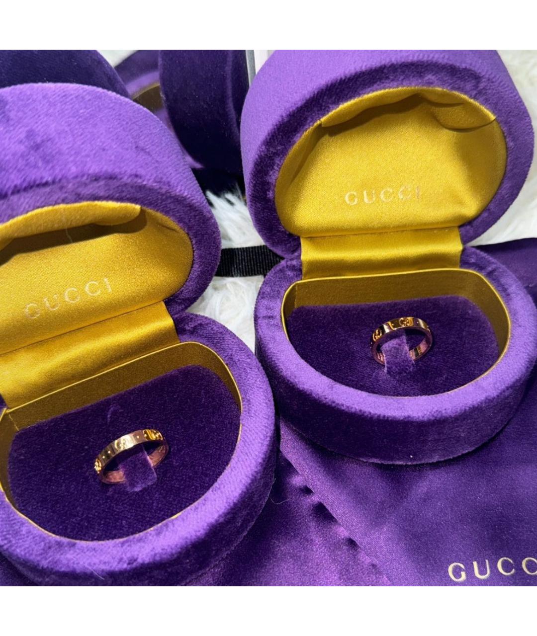 GUCCI Золотое кольцо из желтого золота, фото 7