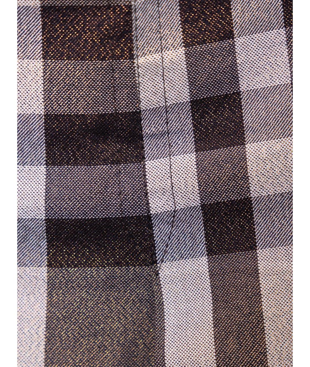 BURBERRY Коричневая юбка миди, фото 3