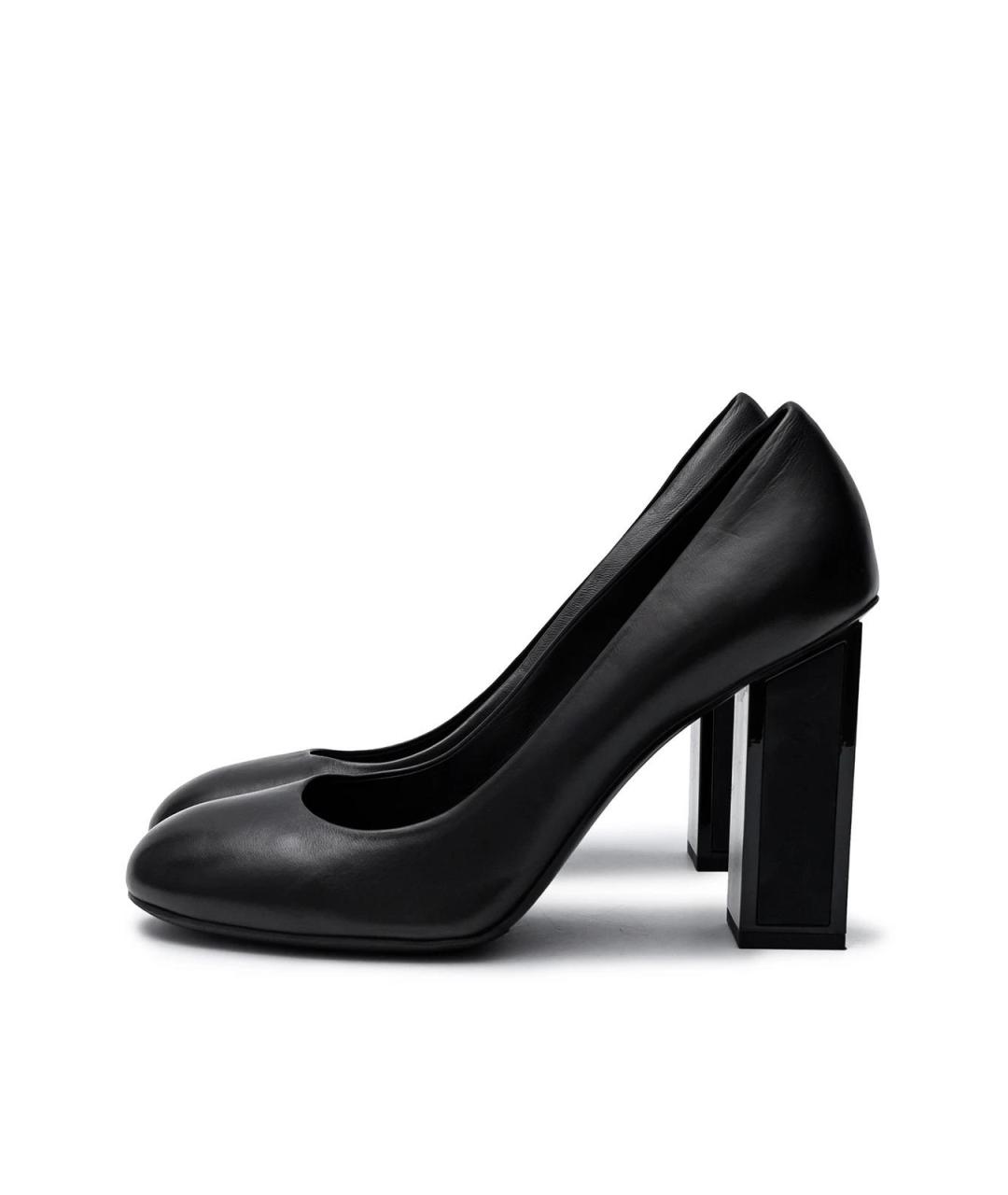 CHANEL Черные кожаные туфли, фото 5