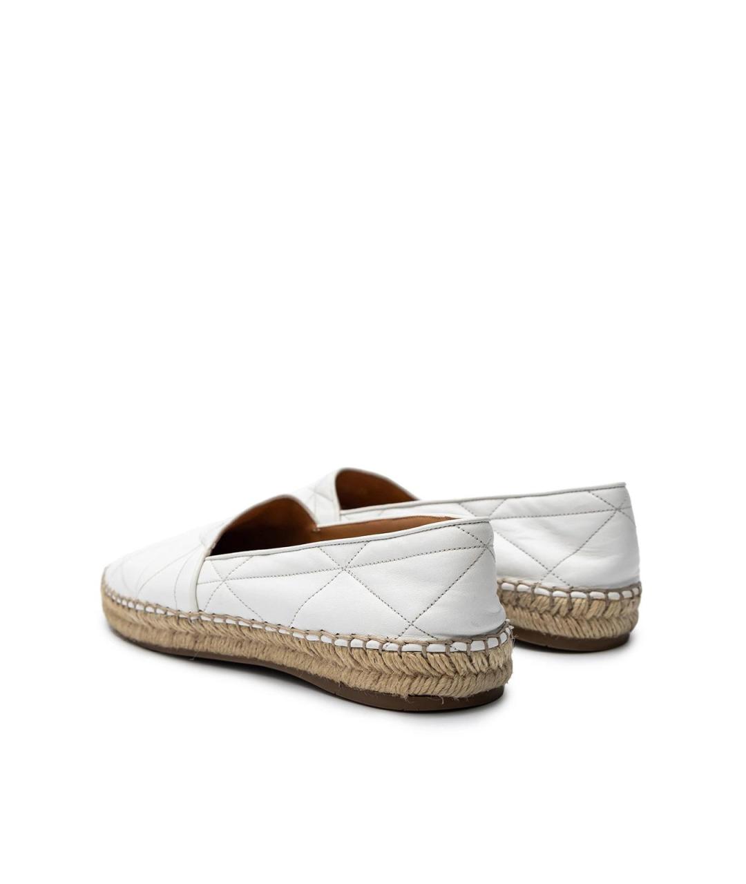 PRADA Белые кожаные эспадрильи, фото 3