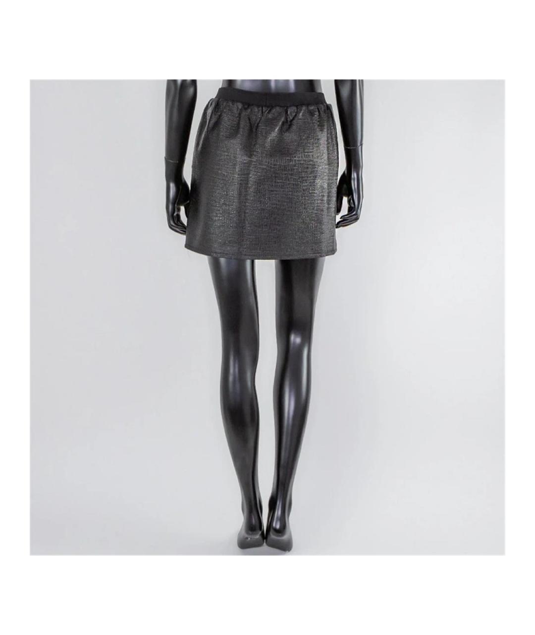 BALENCIAGA Черная юбка миди, фото 3