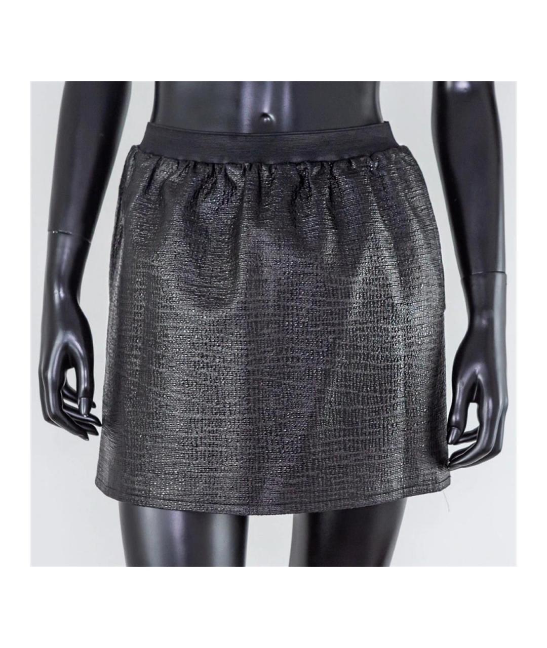 BALENCIAGA Черная юбка миди, фото 4
