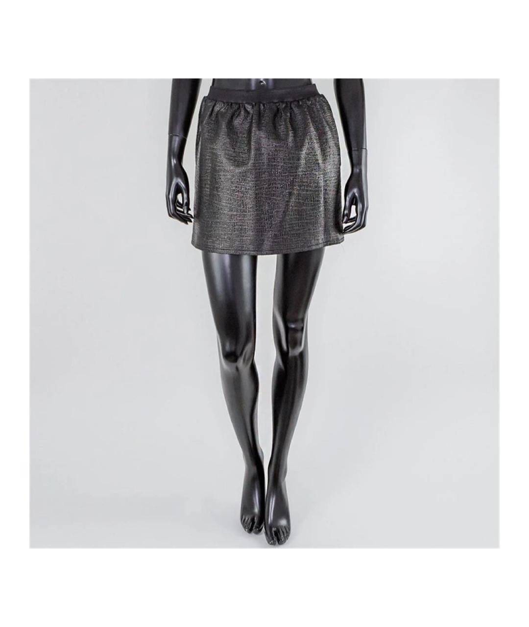 BALENCIAGA Черная юбка миди, фото 2