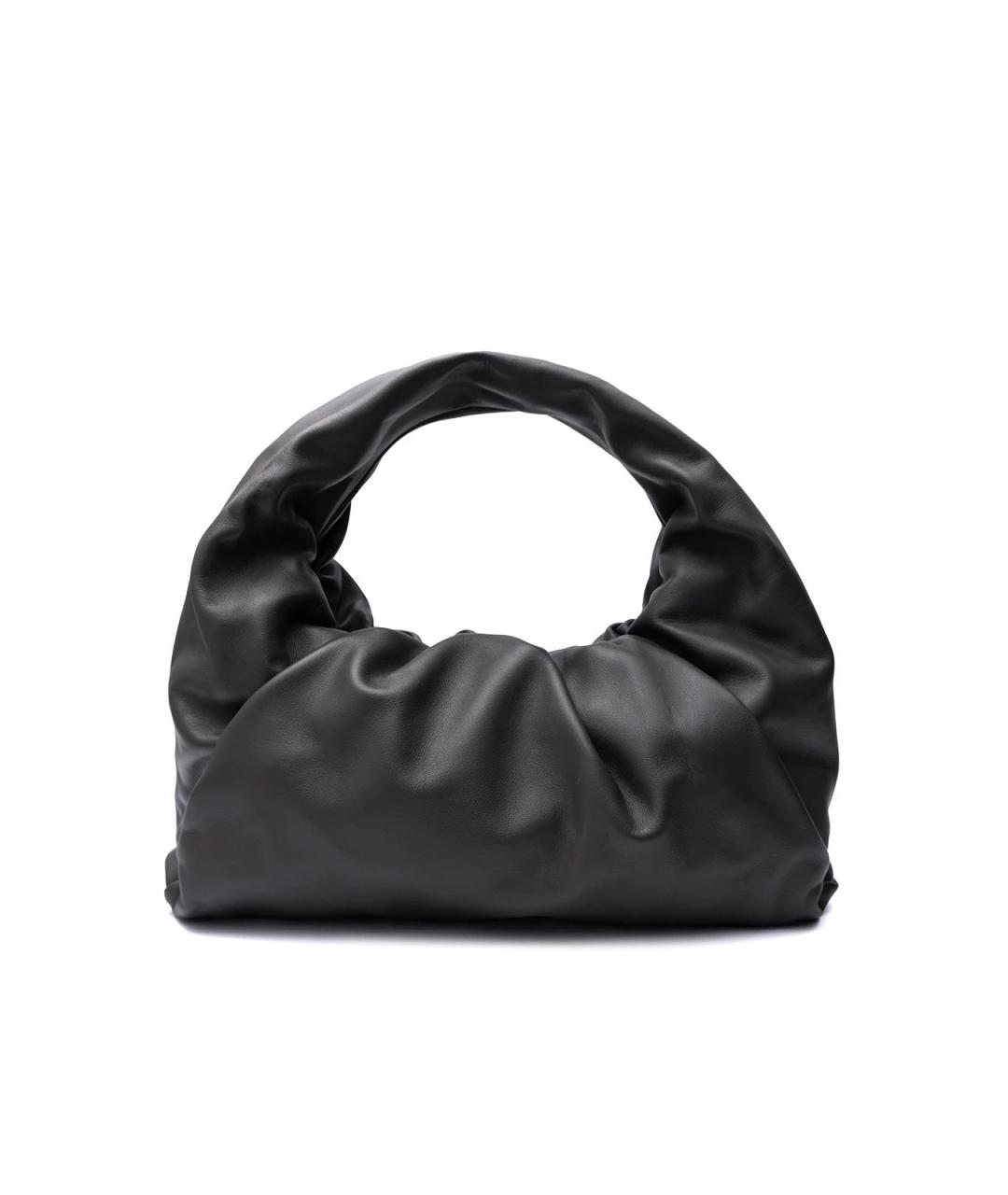 BOTTEGA VENETA Серая кожаная сумка с короткими ручками, фото 3