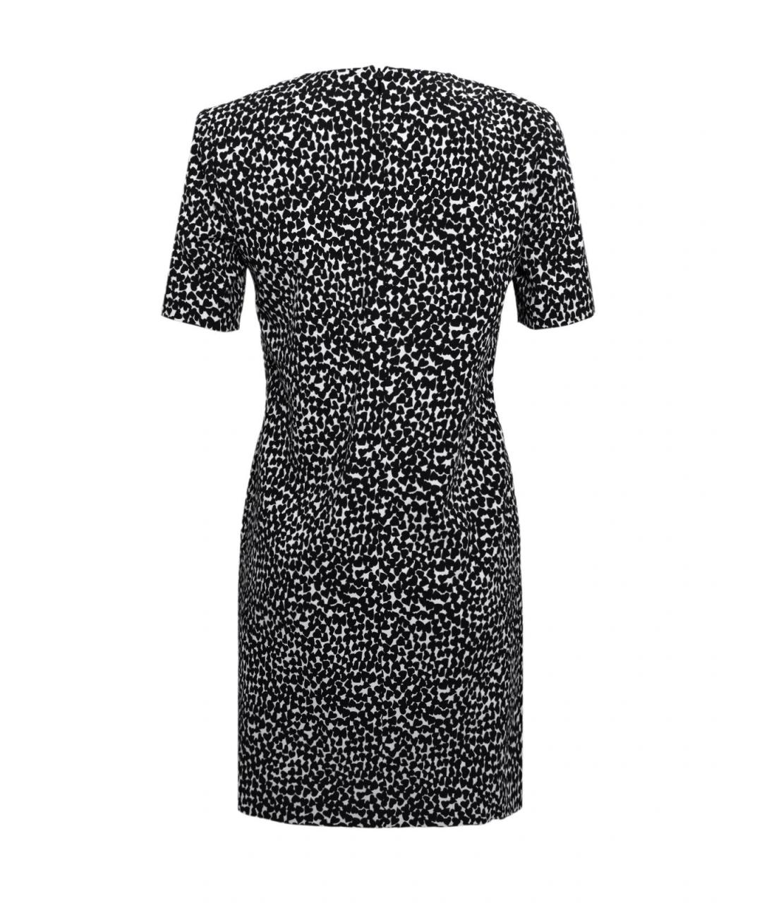 SAINT LAURENT Черное вискозное повседневное платье, фото 2