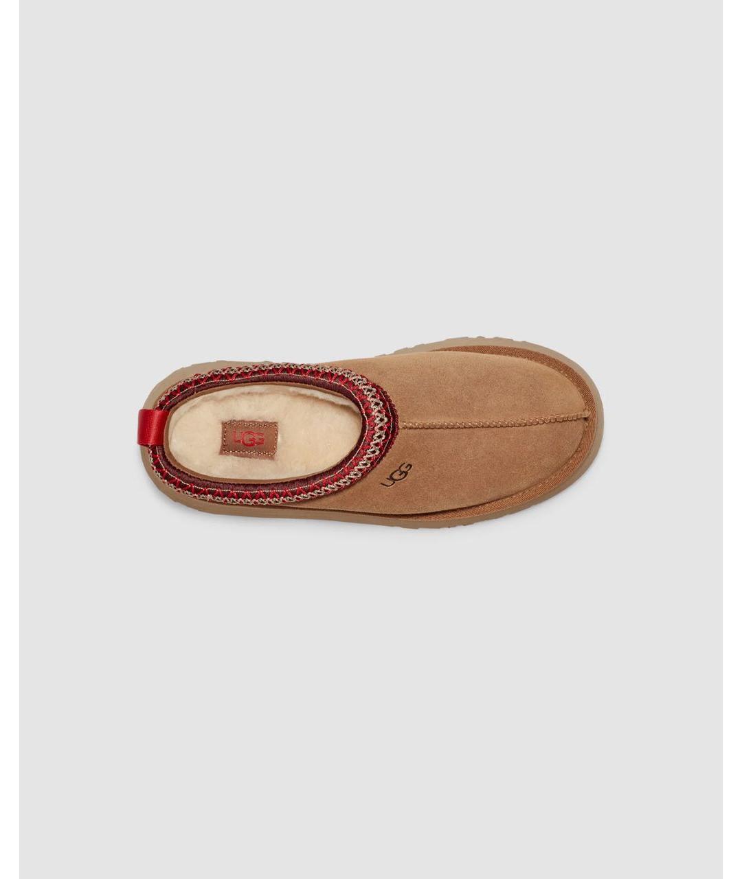 UGG AUSTRALIA Коричневые замшевые ботинки, фото 5