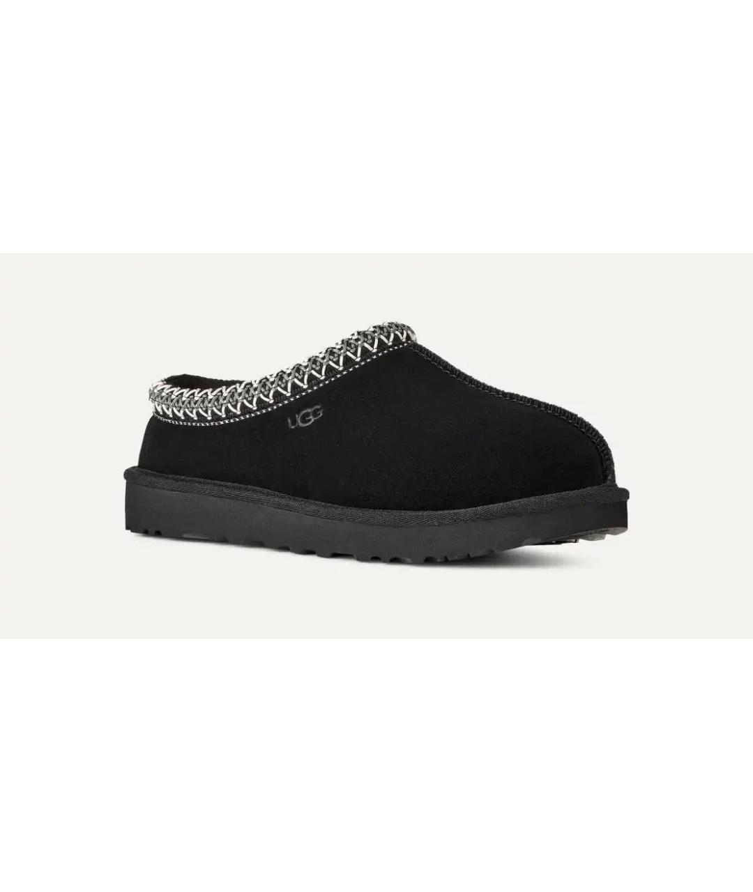 UGG AUSTRALIA Черные замшевые сабо, фото 3