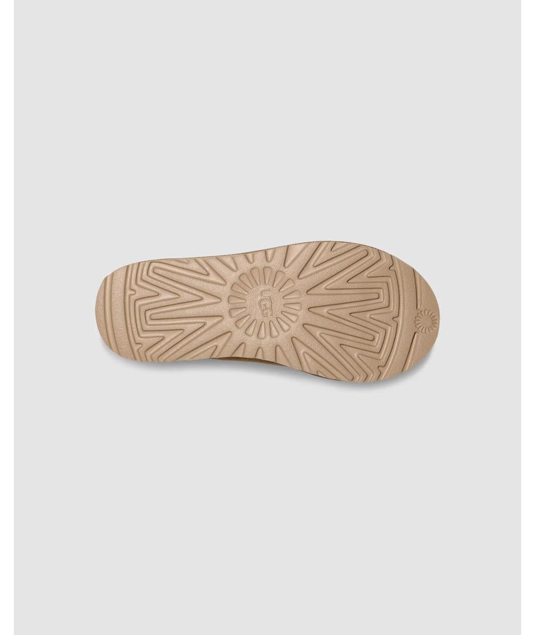 UGG AUSTRALIA Бежевые замшевые ботинки, фото 6