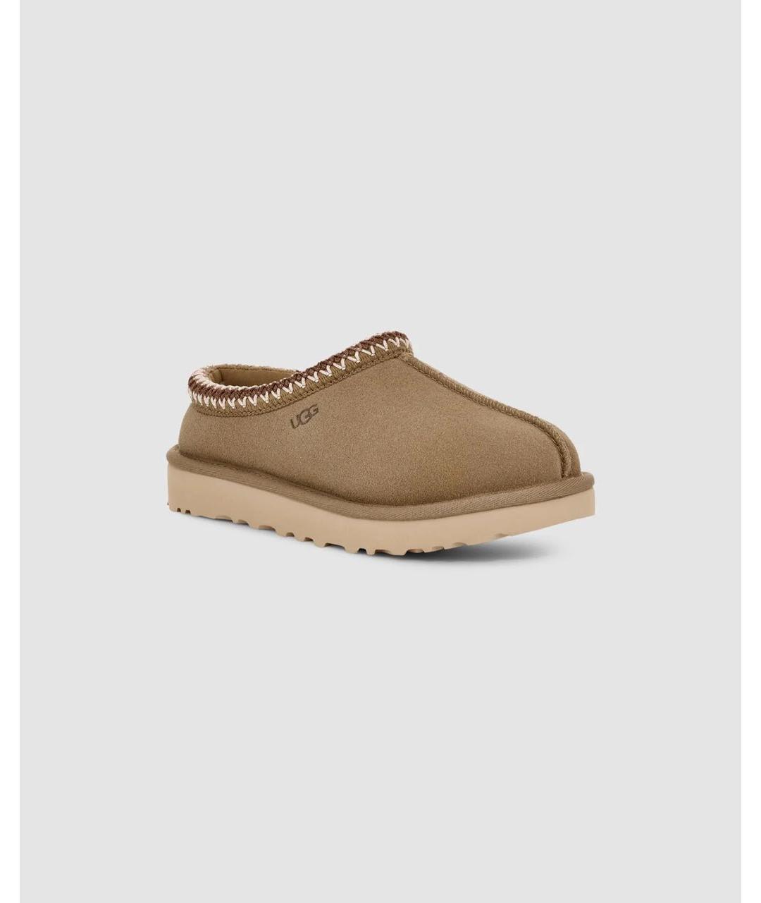 UGG AUSTRALIA Бежевые замшевые ботинки, фото 2
