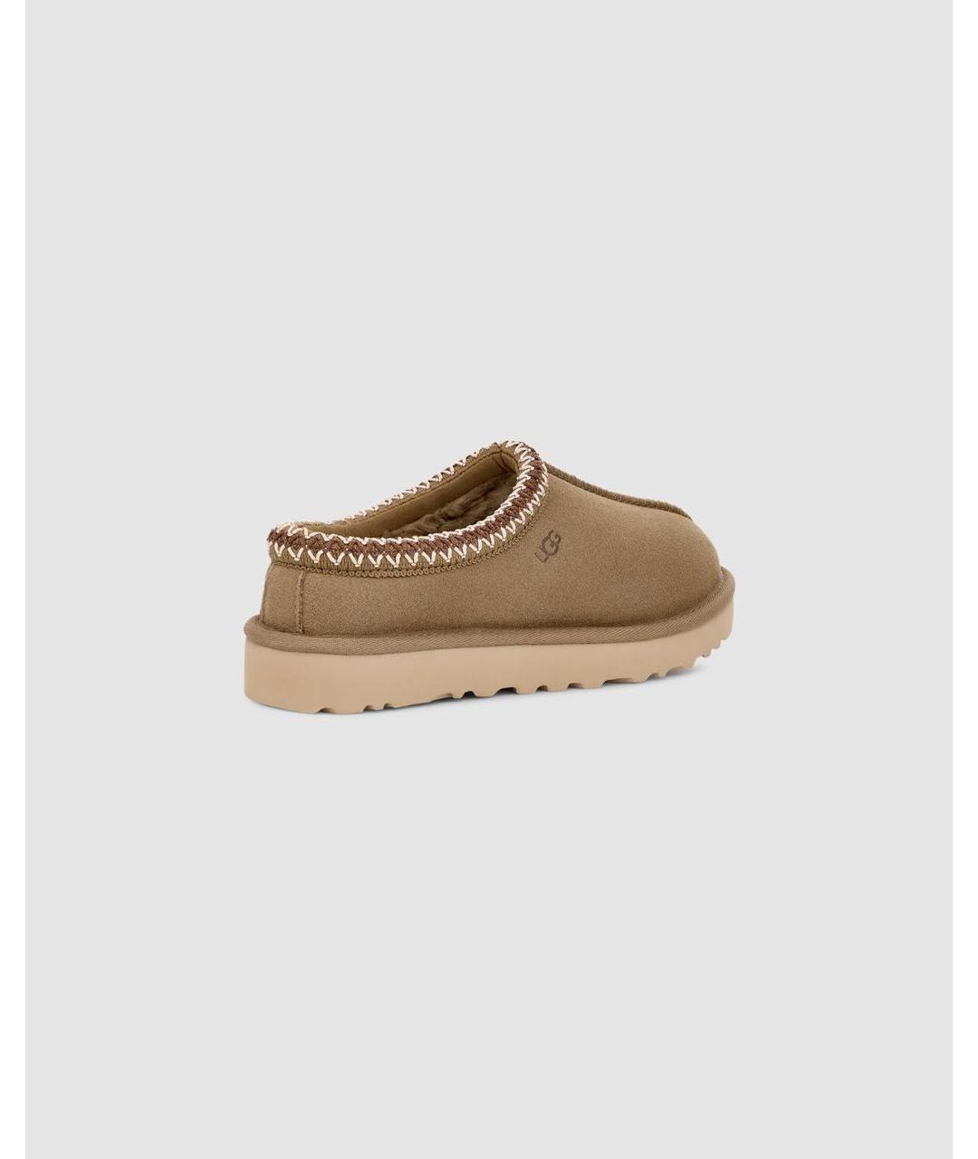 UGG AUSTRALIA Бежевые замшевые ботинки, фото 4