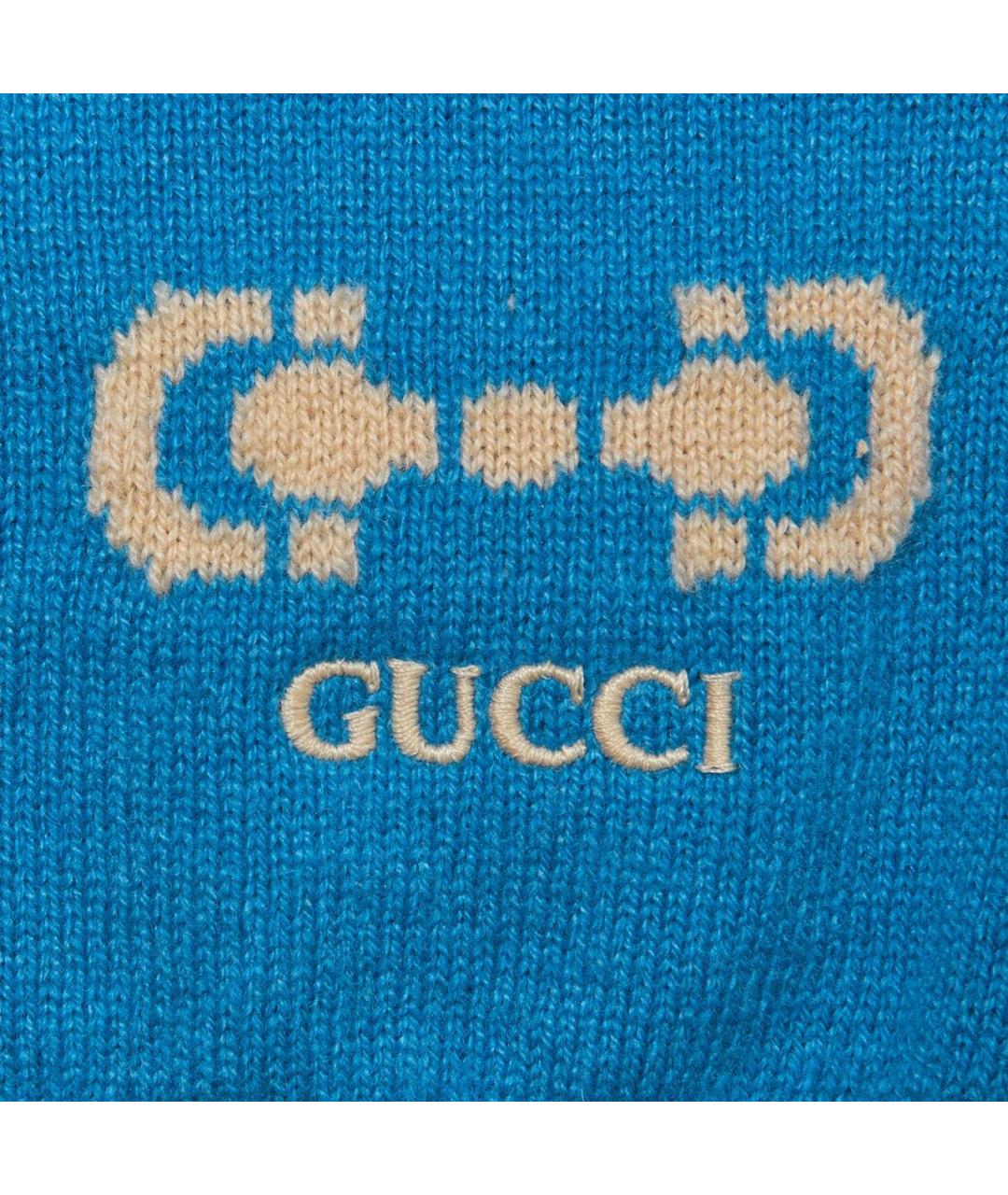 GUCCI Синий кардиган, фото 3