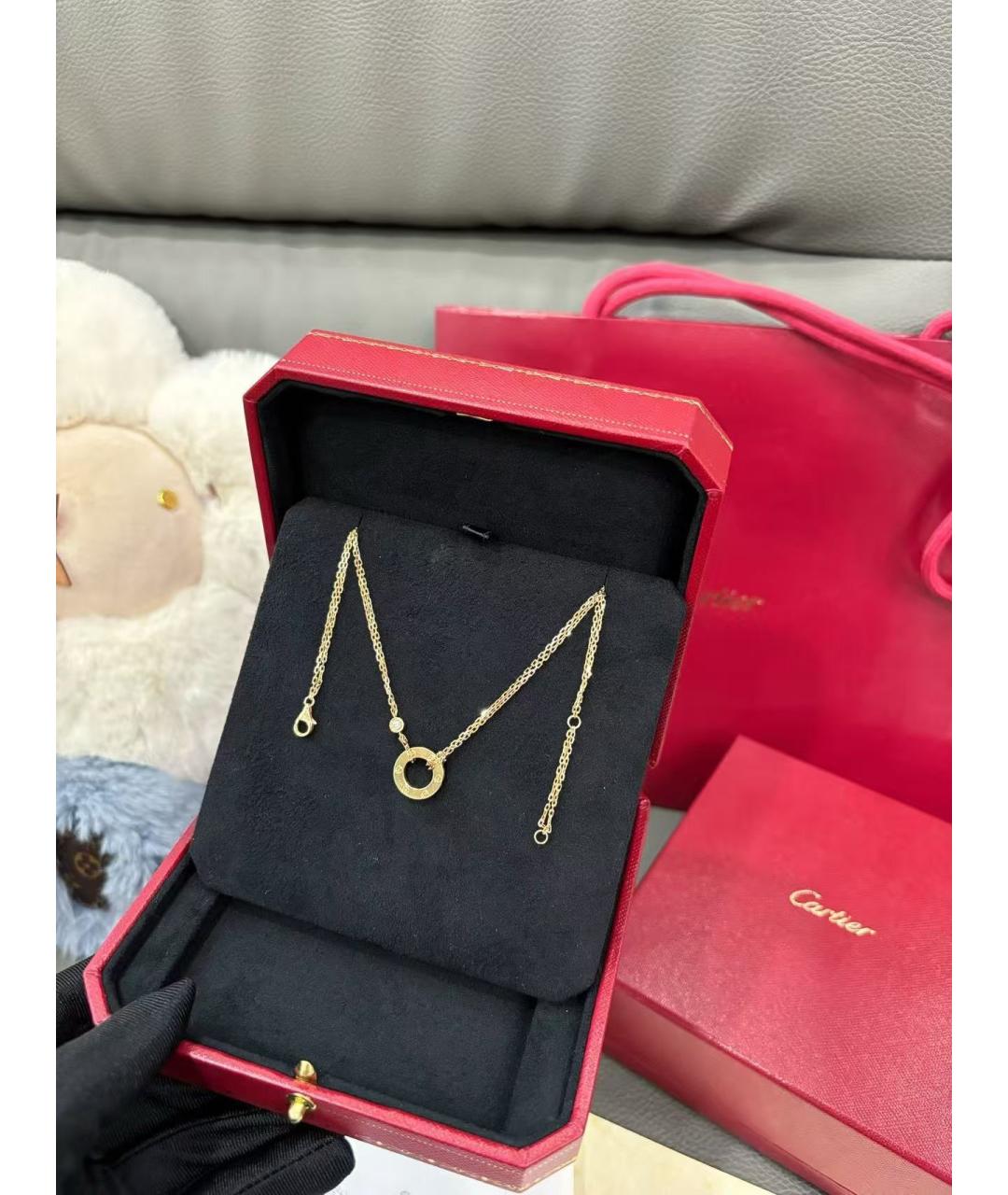 CARTIER Золотое колье из розового золота, фото 3