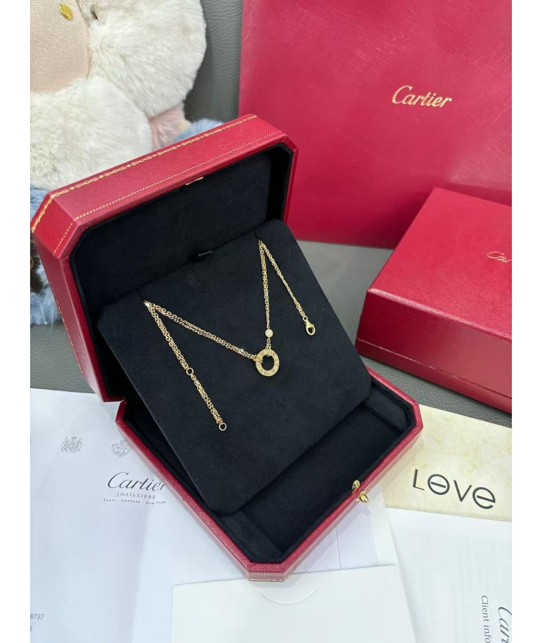 CARTIER Золотое колье из розового золота, фото 2